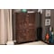 Baxton Studio Fernanda 4-Door Oak Brown Wooden Entryway Shoes Storage Tall Cabinet 118-6512 - alternate 7